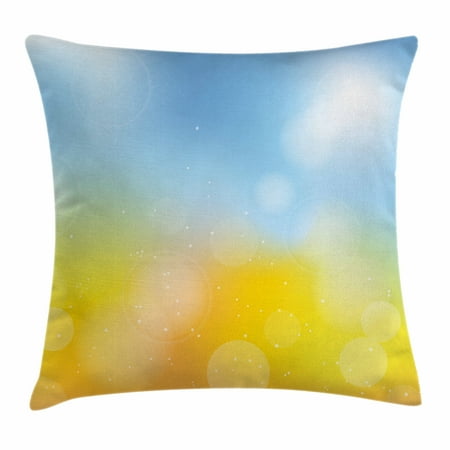 light blue throw herringbone yellow and blue throw pillow cushion cover gradient toned autumn season frame in pastel with light blue throw herringbone yellow and blue throw pillow cushion cover gradient toned autumn season frame in pastel with